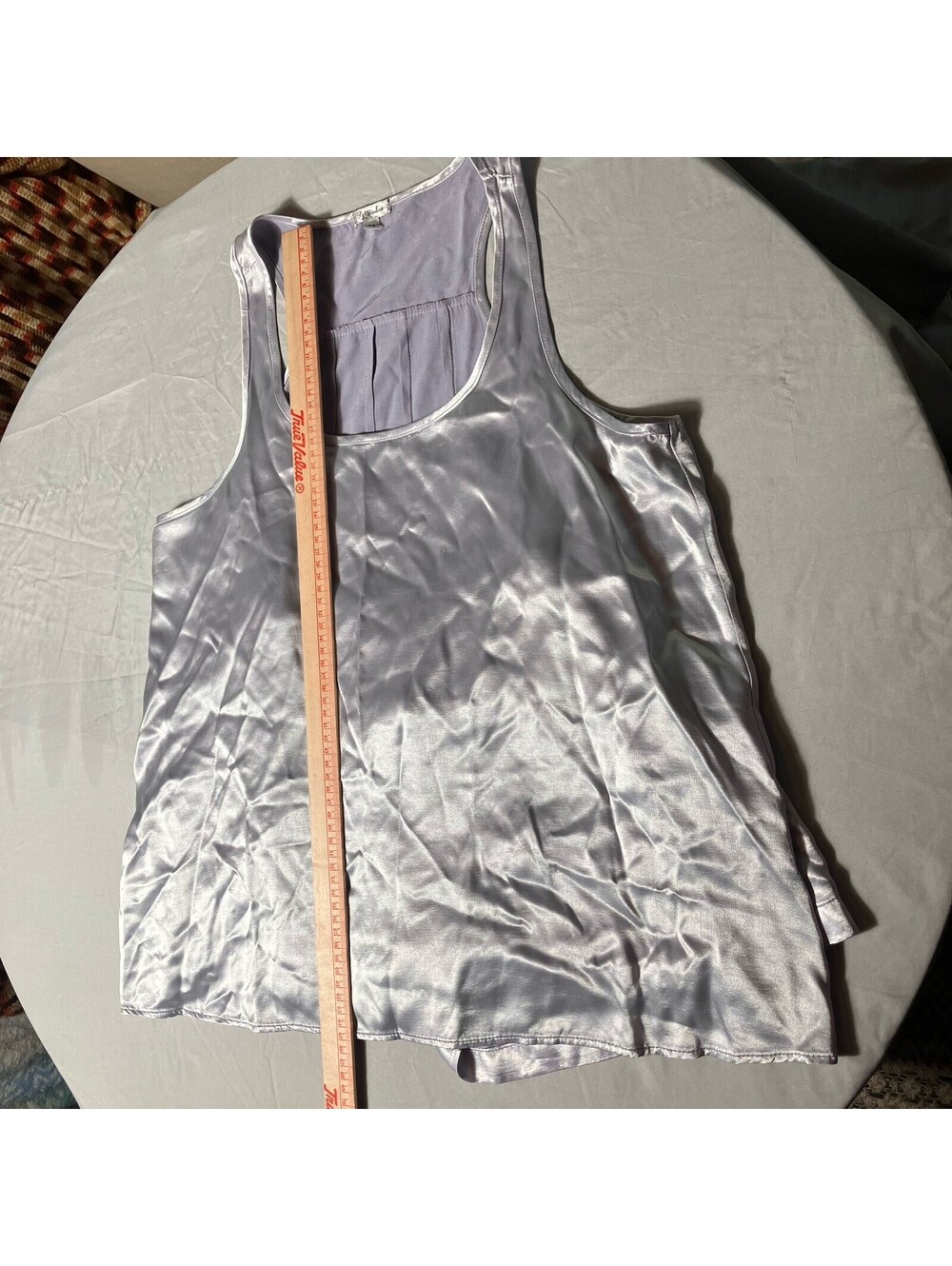 PJ HARLOW Laura Satin Tank Top And BottomLight Purple Soft Women’s Size M PJ Top